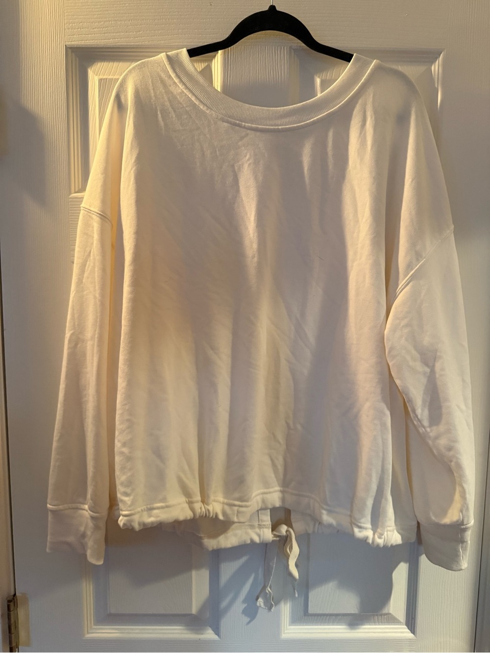 Old Navy Off-White Cozy Oversized Sweatshirt
